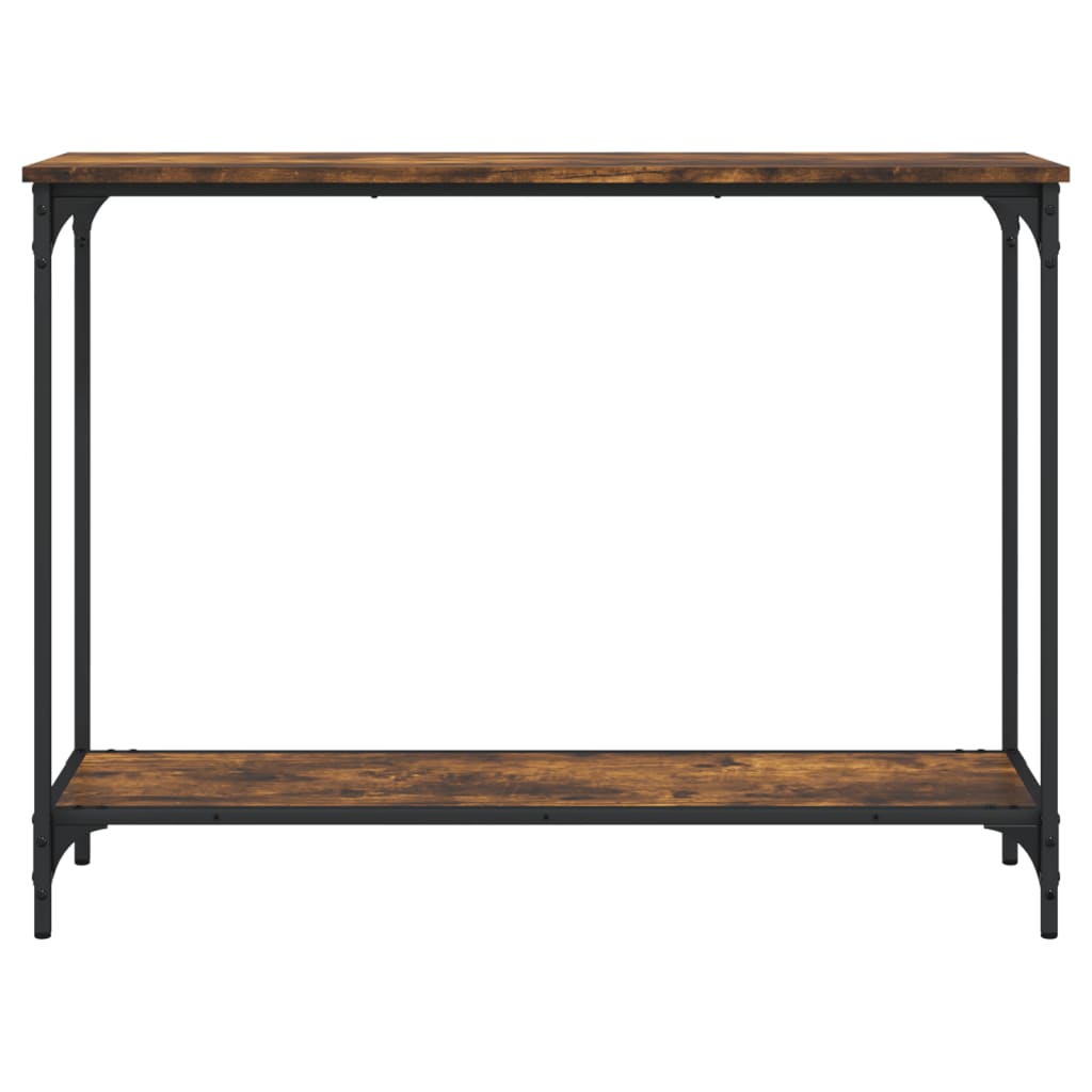 Konsollbord Røkt Eik 101X30,5X75 Cm Konstruert Tre