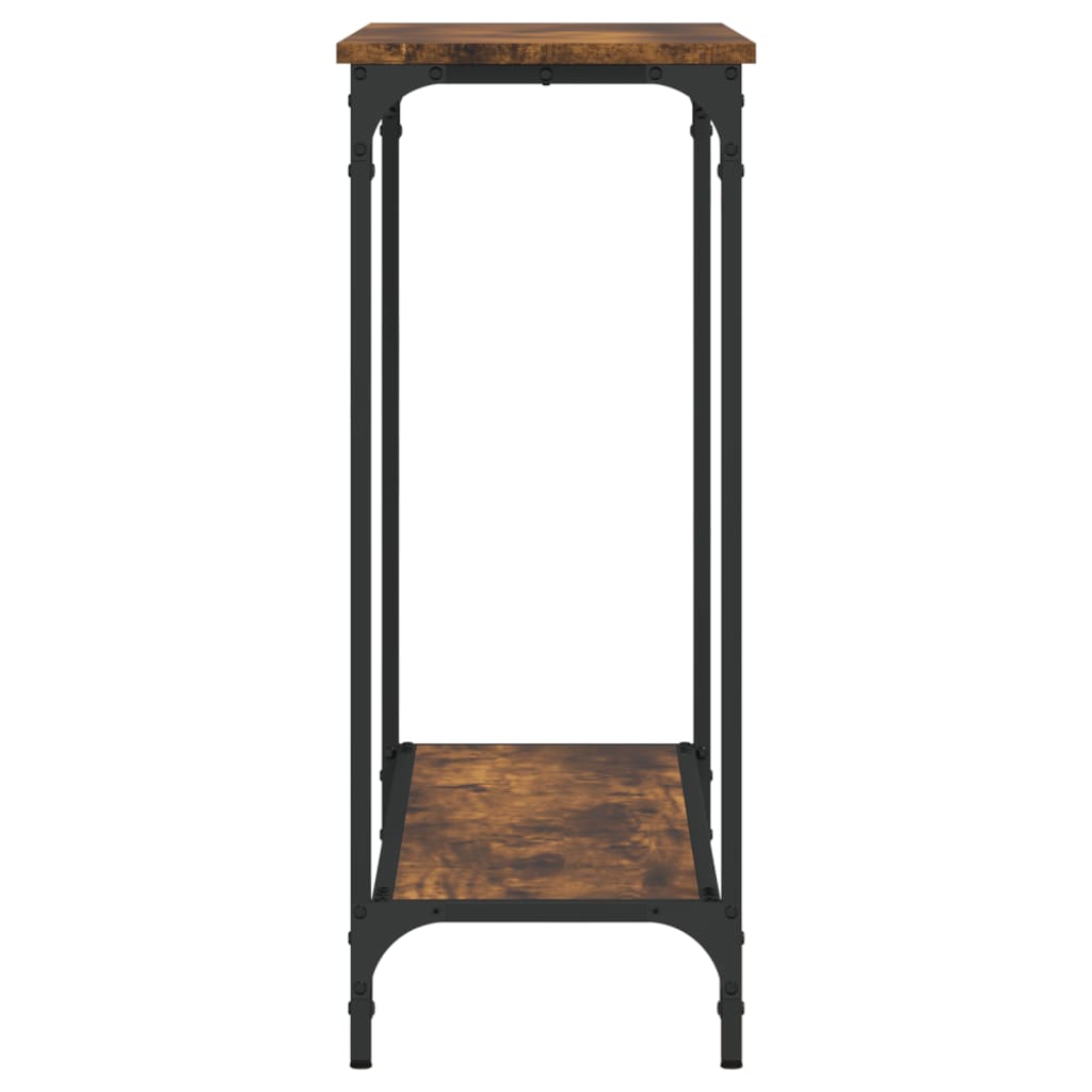 Konsollbord Røkt Eik 101X30,5X75 Cm Konstruert Tre