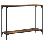 Konsollbord Røkt Eik 101X30,5X75 Cm Konstruert Tre