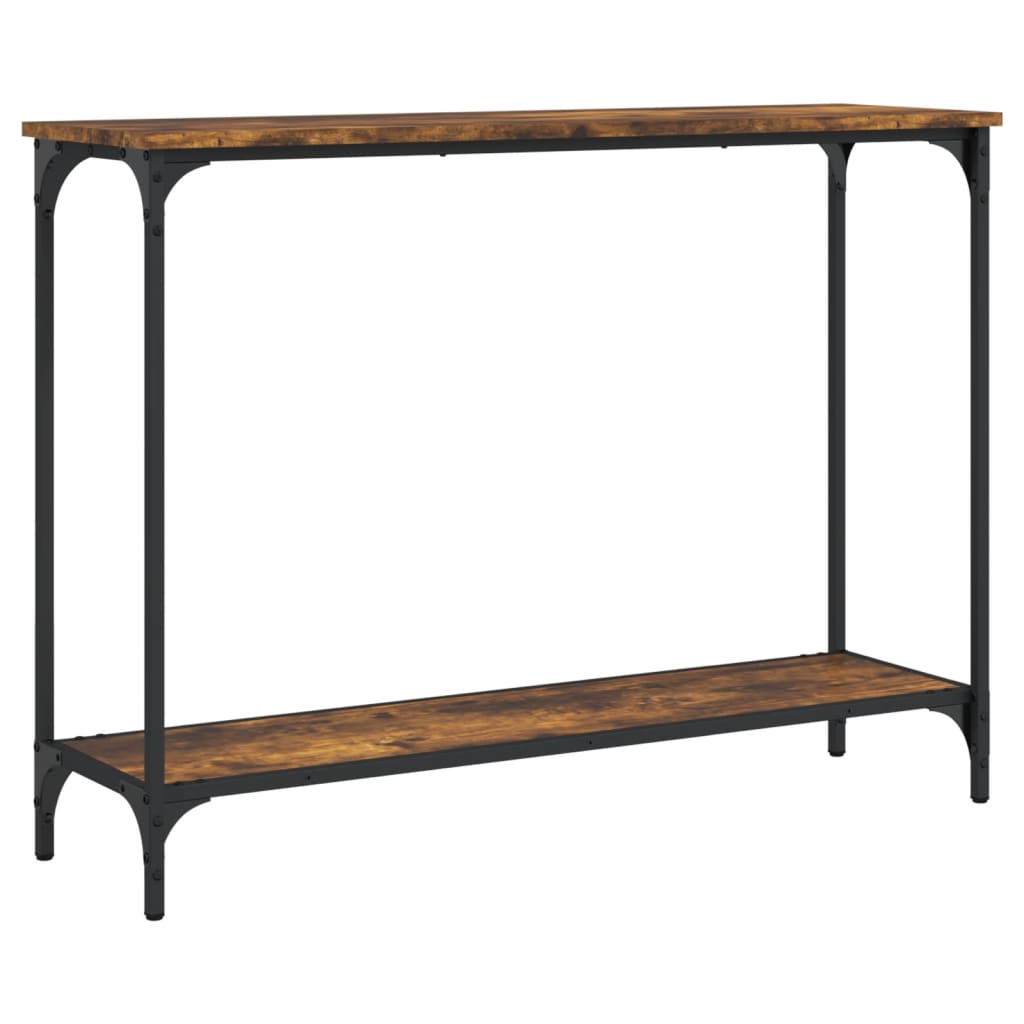 Konsollbord Røkt Eik 101X30,5X75 Cm Konstruert Tre