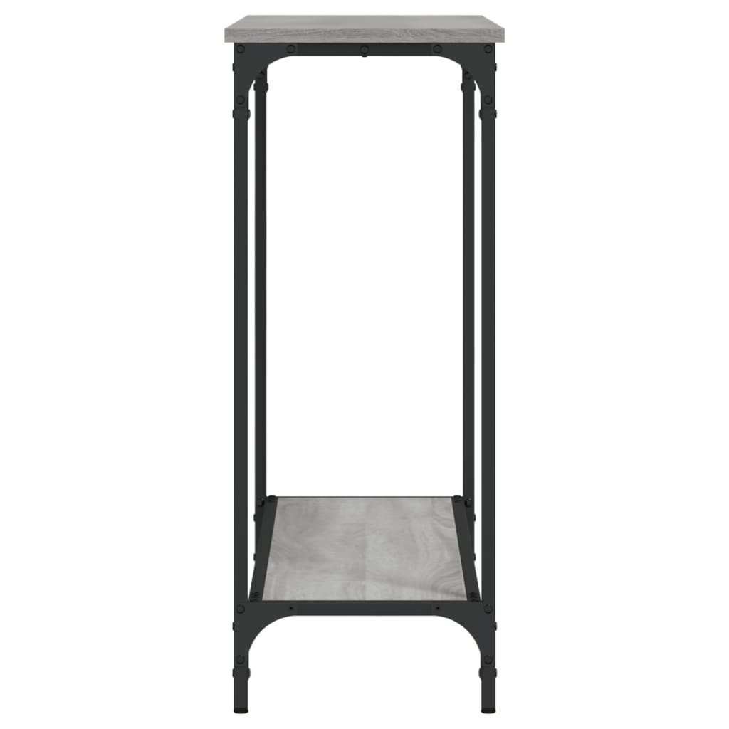 Konsollbord Grå Sonoma 101X30,5X75 Cm Konstruert Tre