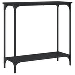 Konsollbord Svart 75X30,5X75 Cm Konstruert Tre