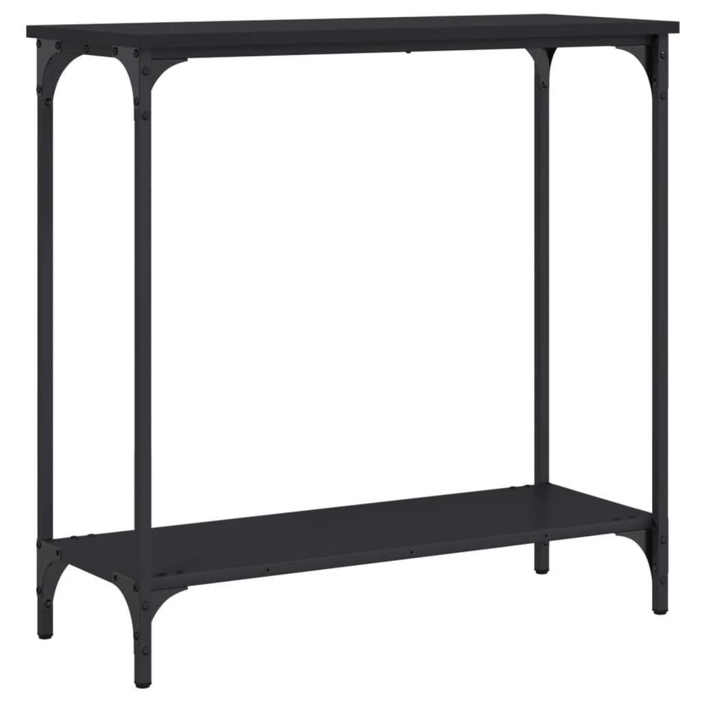 Konsollbord Svart 75X30,5X75 Cm Konstruert Tre