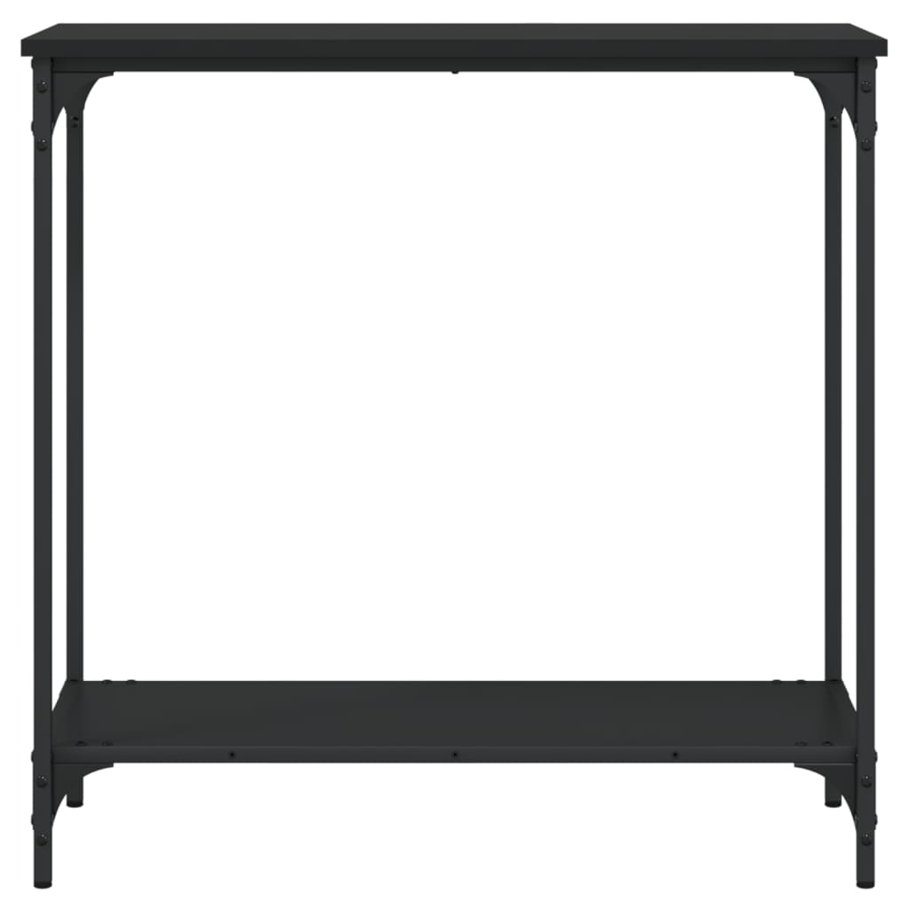 Konsollbord Svart 75X30,5X75 Cm Konstruert Tre