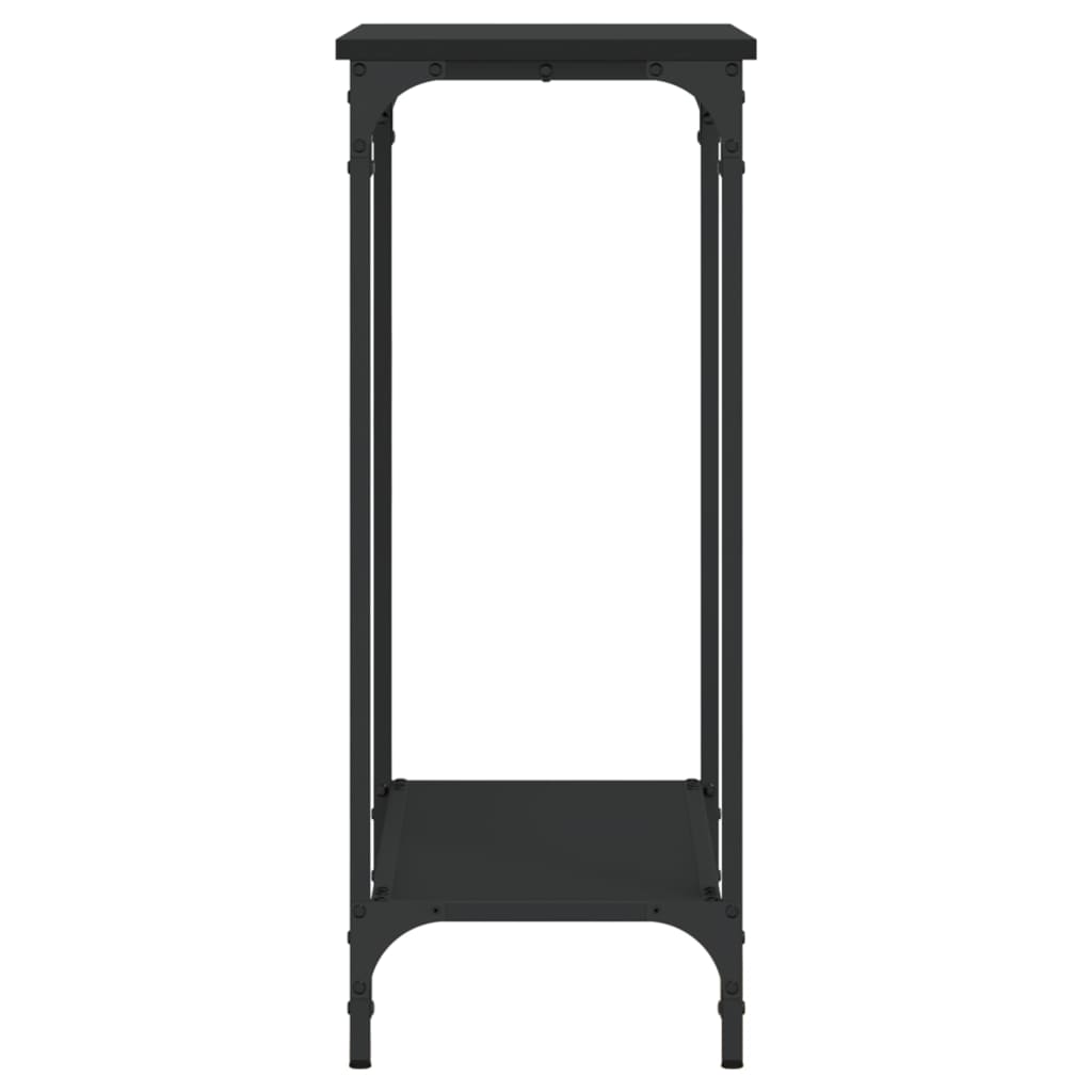Konsollbord Svart 75X30,5X75 Cm Konstruert Tre