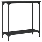 Konsollbord Svart 75X30,5X75 Cm Konstruert Tre