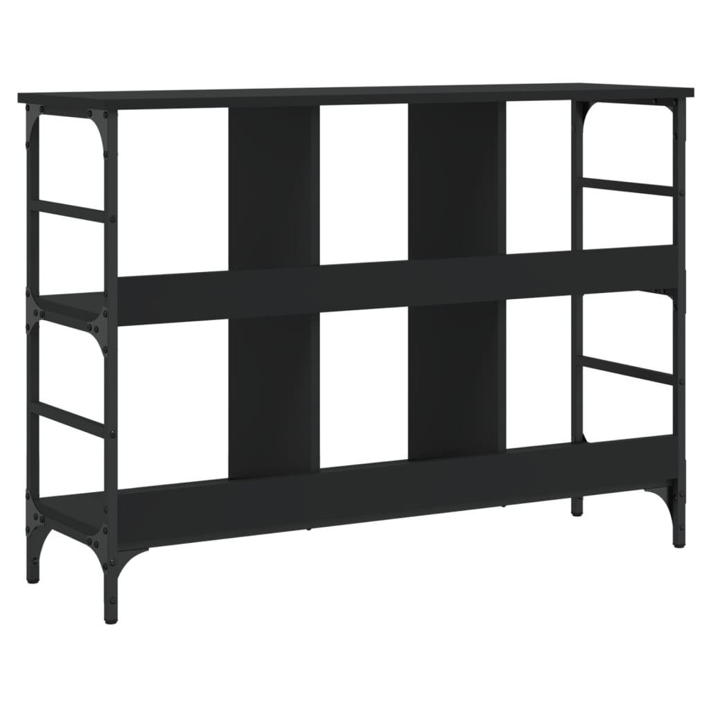 Skjenk Svart Eik 102X32X73,5 Cm Konstruert Tre