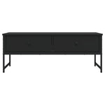 Salongbord Svart 101X49X39,5 Cm Konstruert Tre