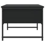 Salongbord Svart 101X49X39,5 Cm Konstruert Tre