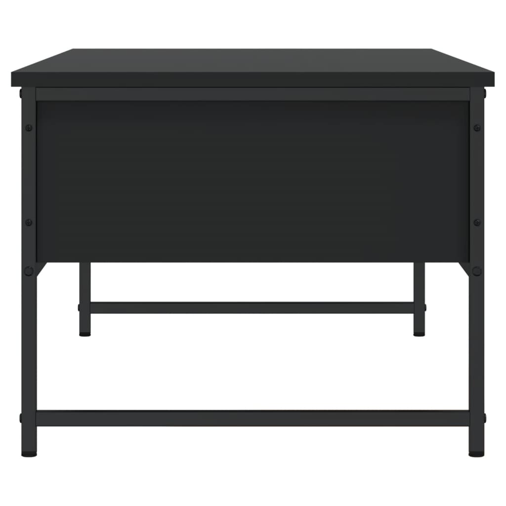 Salongbord Svart 101X49X39,5 Cm Konstruert Tre