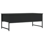 Salongbord Svart 101X49X39,5 Cm Konstruert Tre