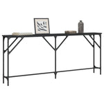 Konsollbord Svart 180X23X75 Cm Konstruert Tre