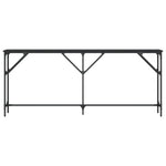 Konsollbord Svart 180X23X75 Cm Konstruert Tre