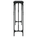 Konsollbord Svart 180X23X75 Cm Konstruert Tre