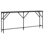 Konsollbord Svart 180X23X75 Cm Konstruert Tre