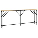 Konsollbord Sonoma Eik 180X23X75 Cm Konstruert Tre