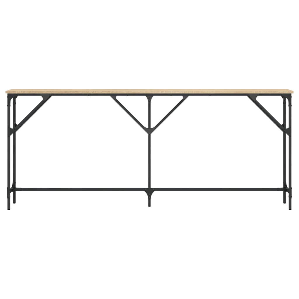 Konsollbord Sonoma Eik 180X23X75 Cm Konstruert Tre