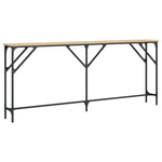 Konsollbord Sonoma Eik 180X23X75 Cm Konstruert Tre