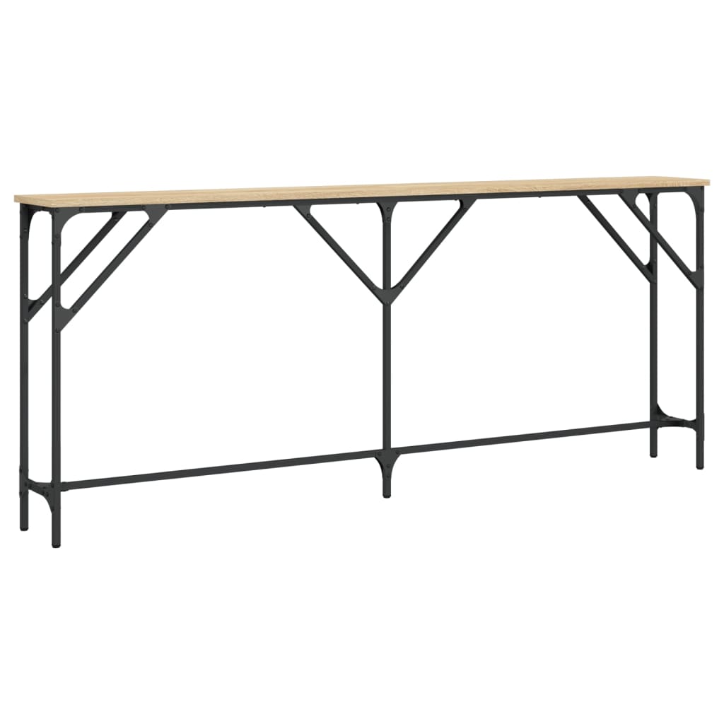 Konsollbord Sonoma Eik 180X23X75 Cm Konstruert Tre