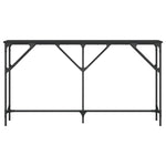 Konsollbord Svart 140X23X75 Cm Konstruert Tre