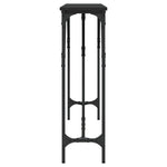 Konsollbord Svart 140X23X75 Cm Konstruert Tre