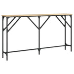 Konsollbord Sonoma Eik 140X23X75 Cm Konstruert Tre