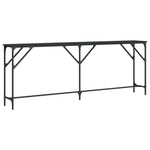 Konsollbord Svart 200X29X75 Cm Konstruert Tre