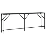 Konsollbord Svart 200X29X75 Cm Konstruert Tre