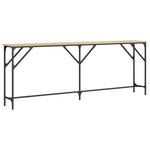 Konsollbord Sonoma Eik 200X29X75 Cm Konstruert Tre