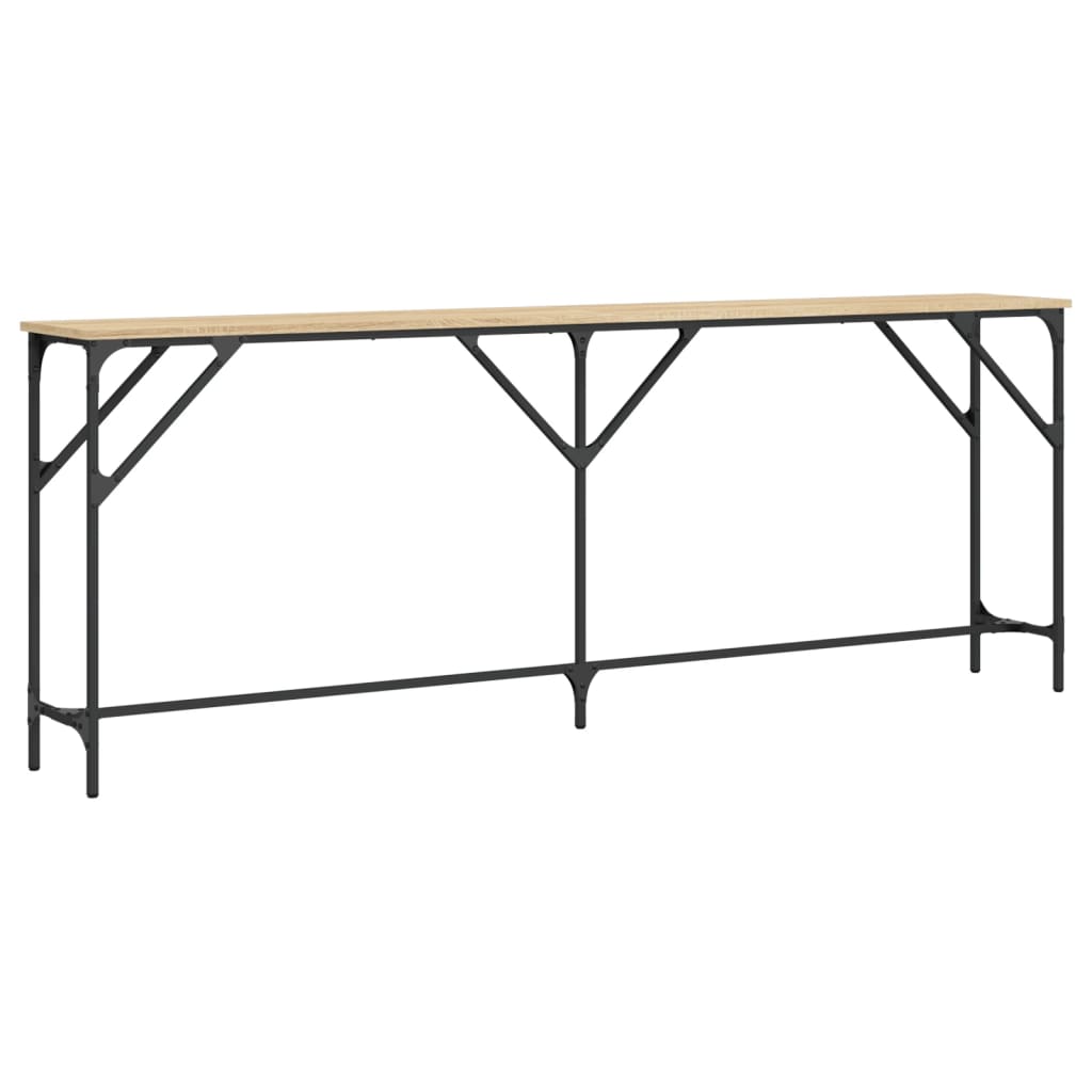 Konsollbord Sonoma Eik 200X29X75 Cm Konstruert Tre