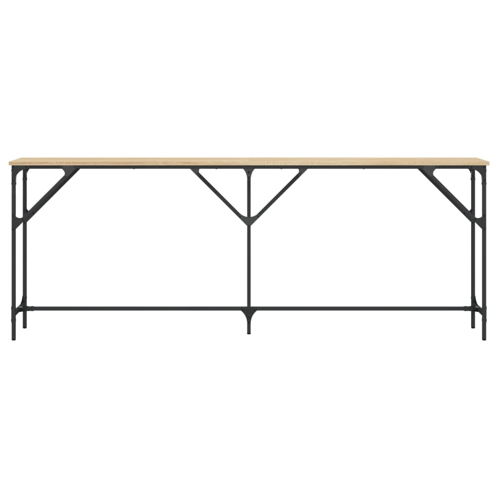 Konsollbord Sonoma Eik 200X29X75 Cm Konstruert Tre
