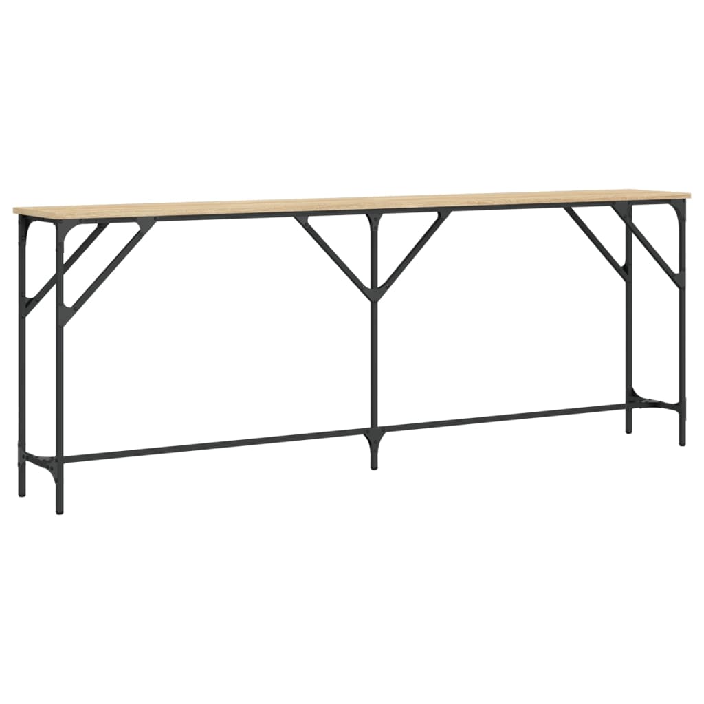 Konsollbord Sonoma Eik 200X29X75 Cm Konstruert Tre
