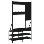 Klesstativ Med Skooppbevaring Svart 100X40X184 Cm