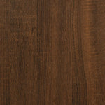 Klesstativ Med Skooppbevaring Brun Eik 100X40X184 Cm
