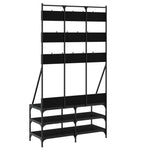 Klesstativ Med Skooppbevaring Svart 100X40X184 Cm
