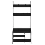 Klesstativ Med Skooppbevaring Svart 80X40X184 Cm
