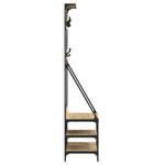 Klesstativ Med Skooppbevaring Sonoma Eik 80X40X184 Cm