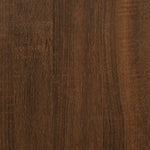 Klesstativ Med Skooppbevaring Brun Eik 80X40X184 Cm