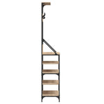 Klesstativ Med Skooppbevaring Sonoma Eik 70X34X184 Cm