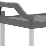 Tralle 2 Hyller Grå 81X41X92 Cm Aluminium