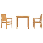 Hagespisegruppe 3 Deler Heltre Teak