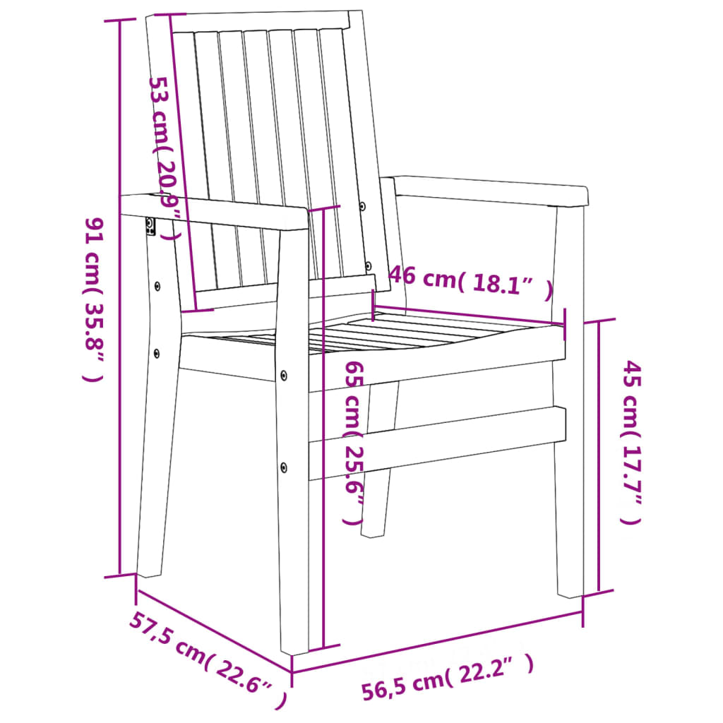 Hagespisegruppe 3 Deler Heltre Teak