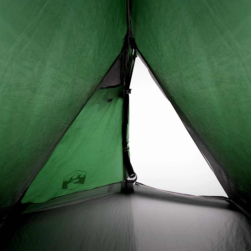Kuppeltelt For Camping 2 Personer Grønn Vanntett