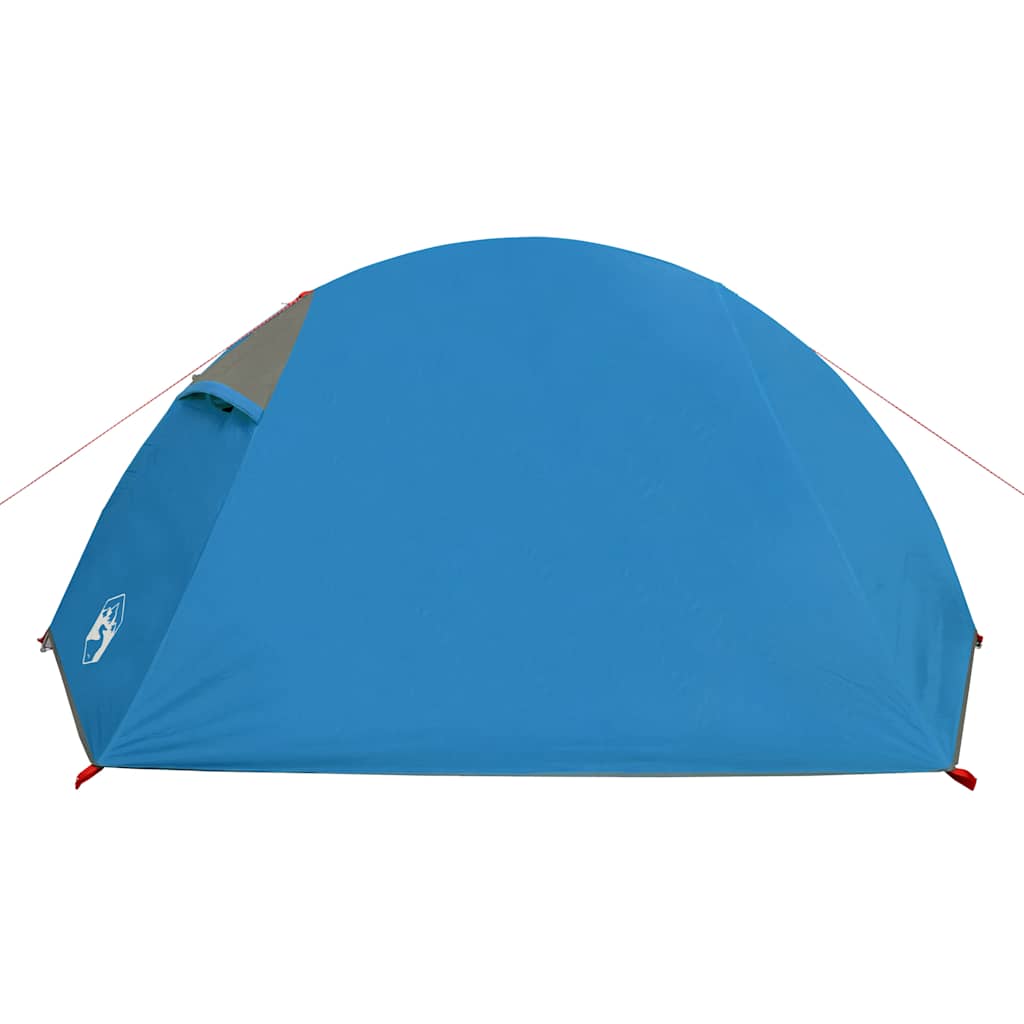 Kuppeltelt For Camping 2 Personer Blå Vanntett