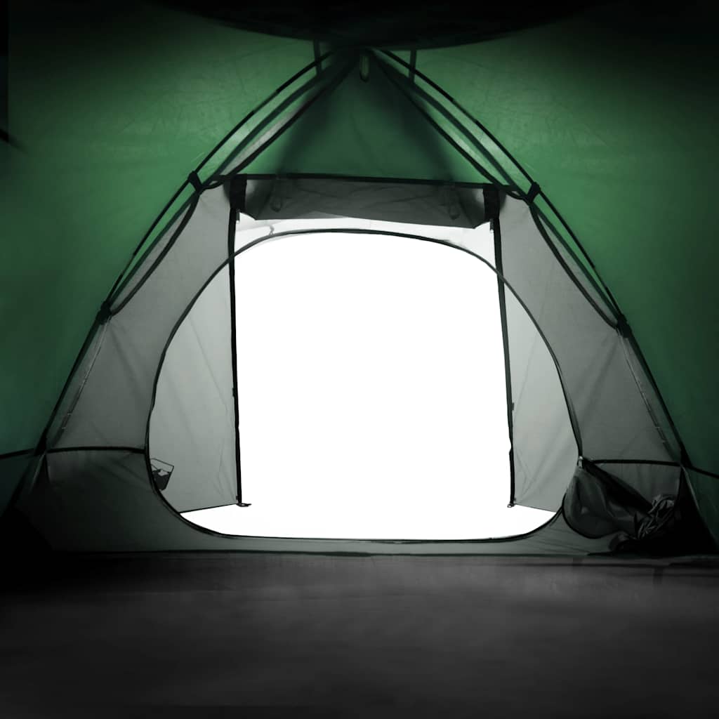 Kuppeltelt For Camping 2 Personer Grønn Vanntett