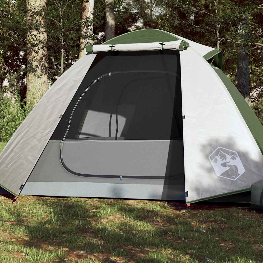Kuppeltelt For Camping 2 Personer Grønn Vanntett