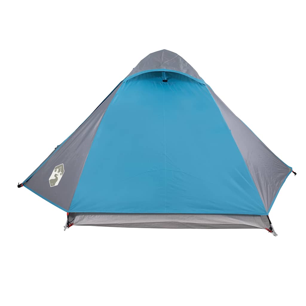 Kuppeltelt For Camping 2 Personer Blå Vanntett