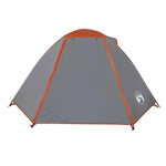 Kuppeltelt For Camping 2 Personer Oransje Vanntett