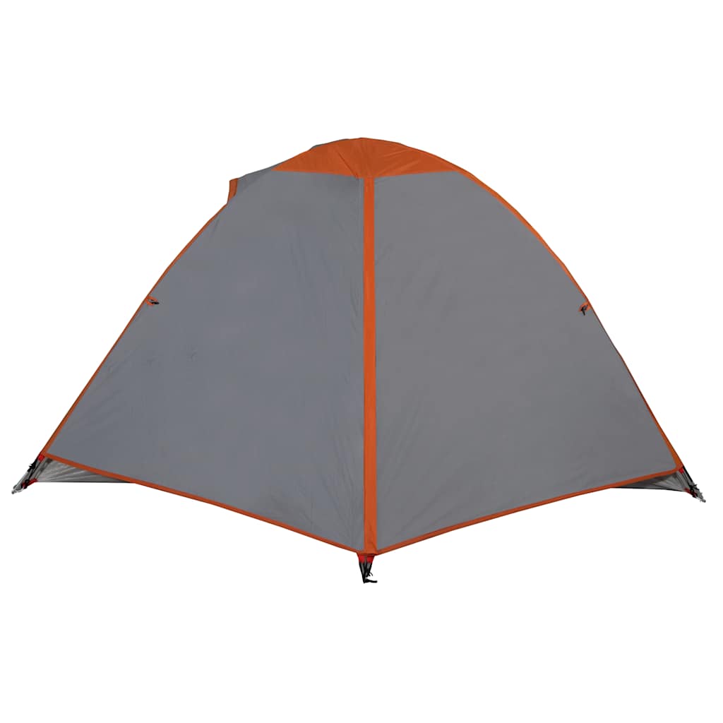 Kuppeltelt For Camping 2 Personer Oransje Vanntett