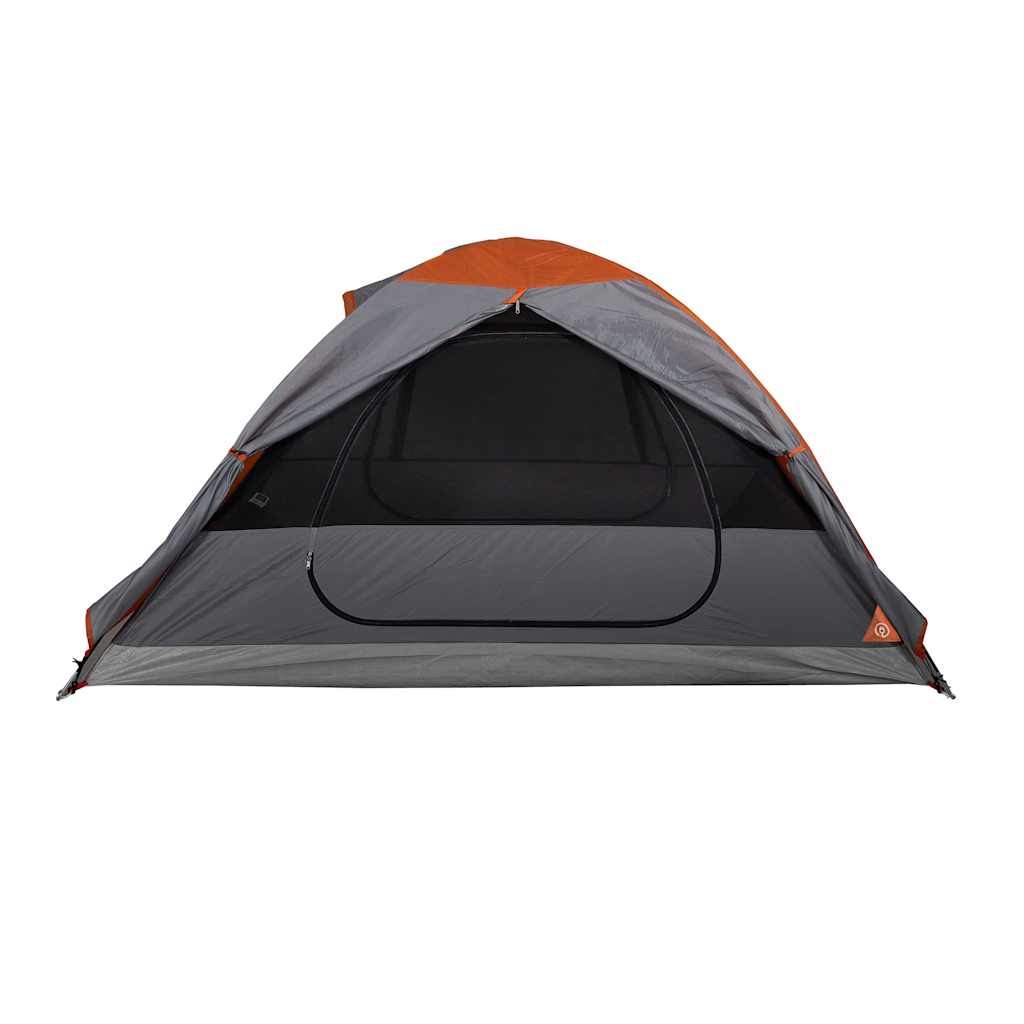 Kuppeltelt For Camping 2 Personer Oransje Vanntett